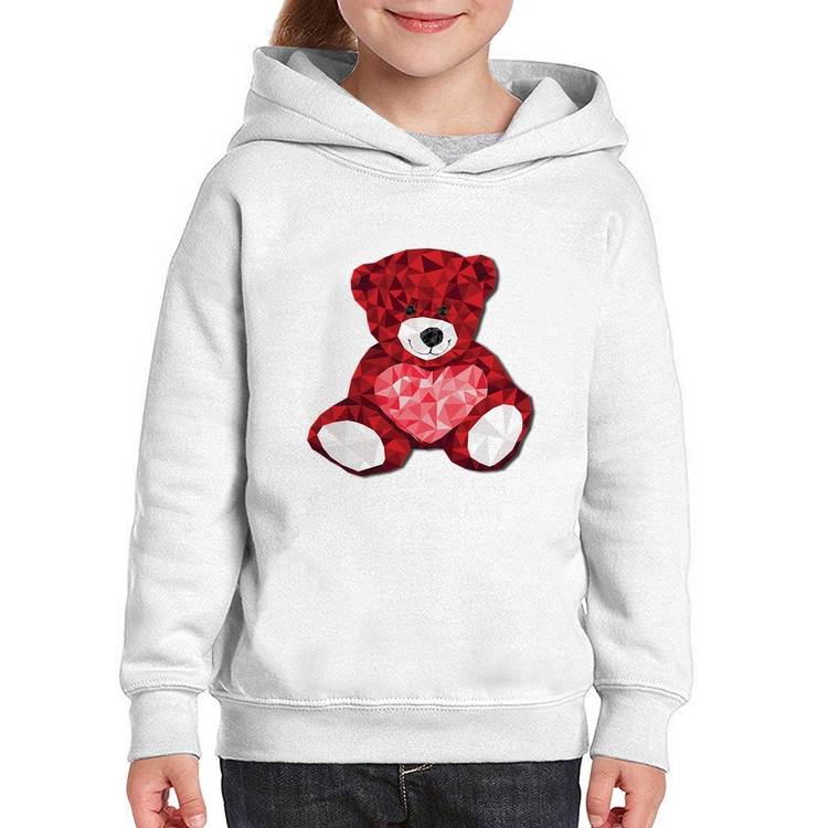 Moletom Infantil Urso Mosaico