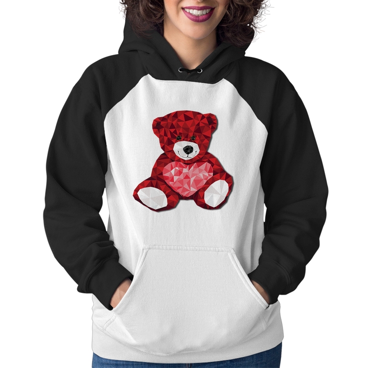 Moletom Feminino Urso Mosaico