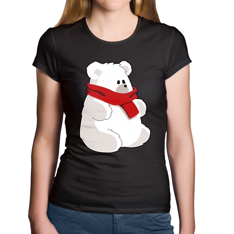 Baby Look Algodão Urso Polar