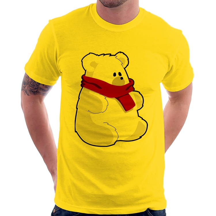 Camiseta Urso Polar - Amarela