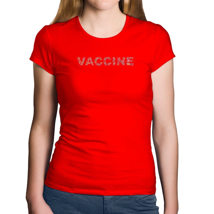 Baby Look Algodão Vaccine - Vermelha