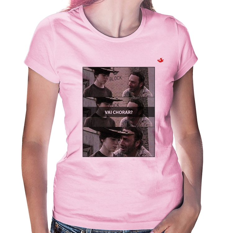 Baby Look Vai chorar? - Rosa Bebê