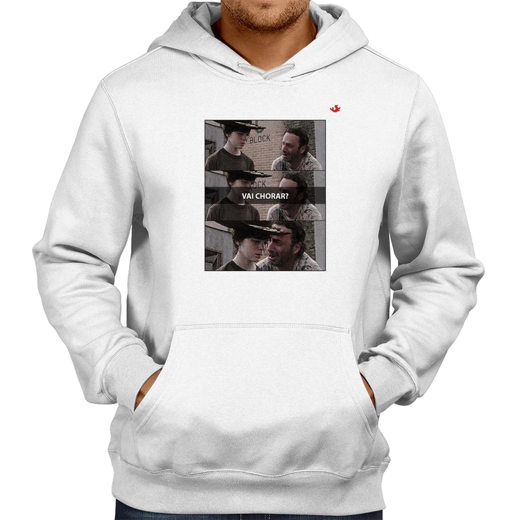 Moletom Vai chorar? - Branco