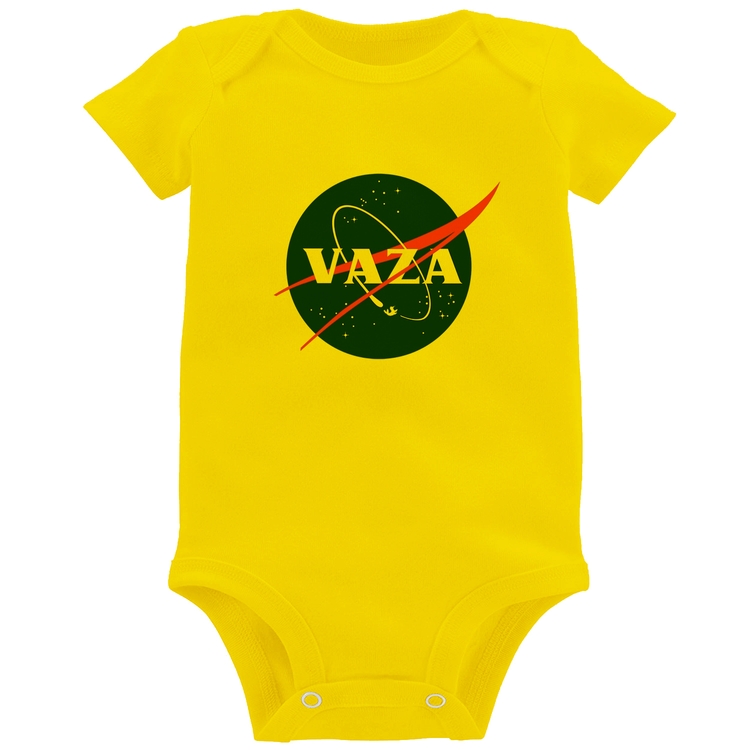 Body Bebê Vaza - Amarelo
