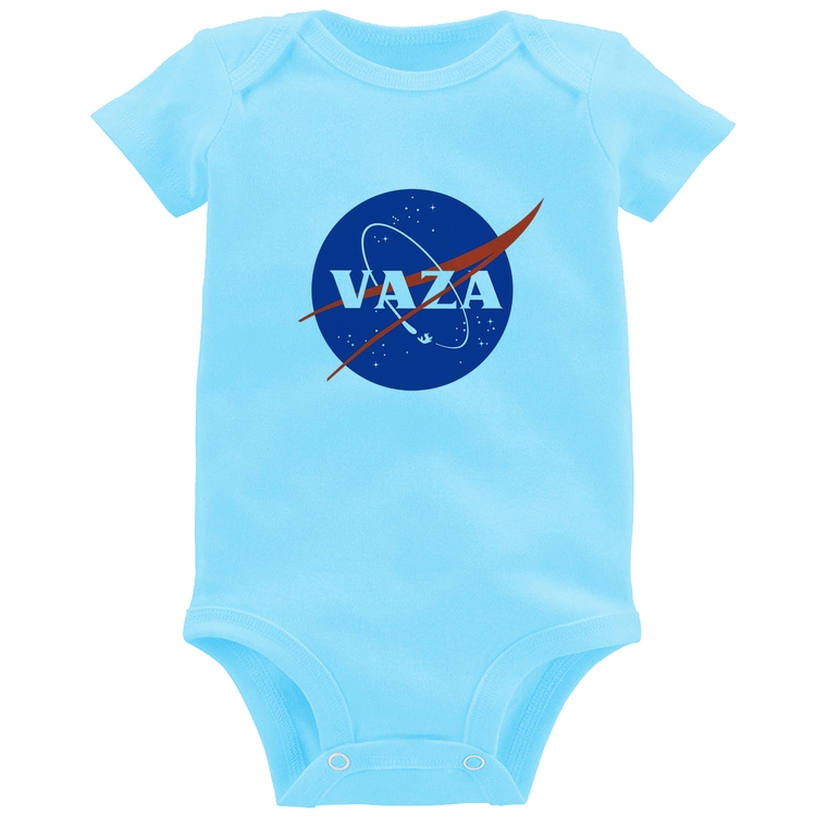 Body Bebê Vaza - Azul Bebê