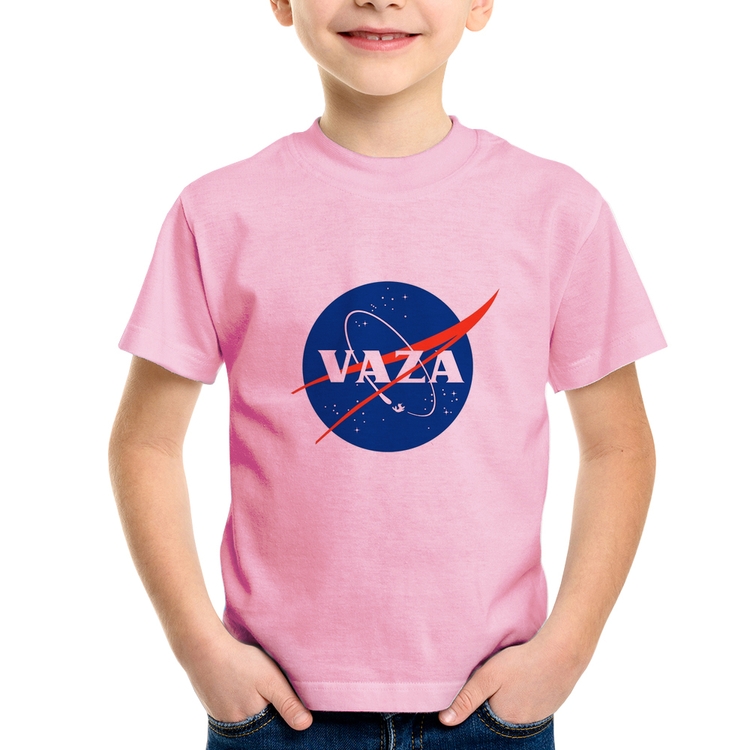 Camiseta Infantil Vaza - Rosa Bebê