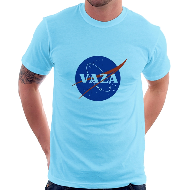 Camiseta Vaza - Azul Bebê