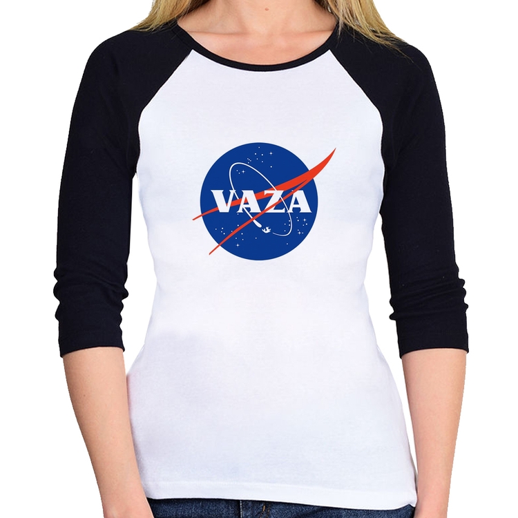 Baby Look Raglan Vaza Manga 3/4