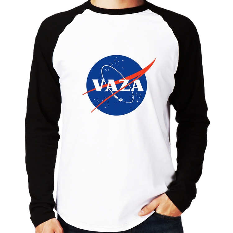 Camiseta Raglan Vaza Manga Longa