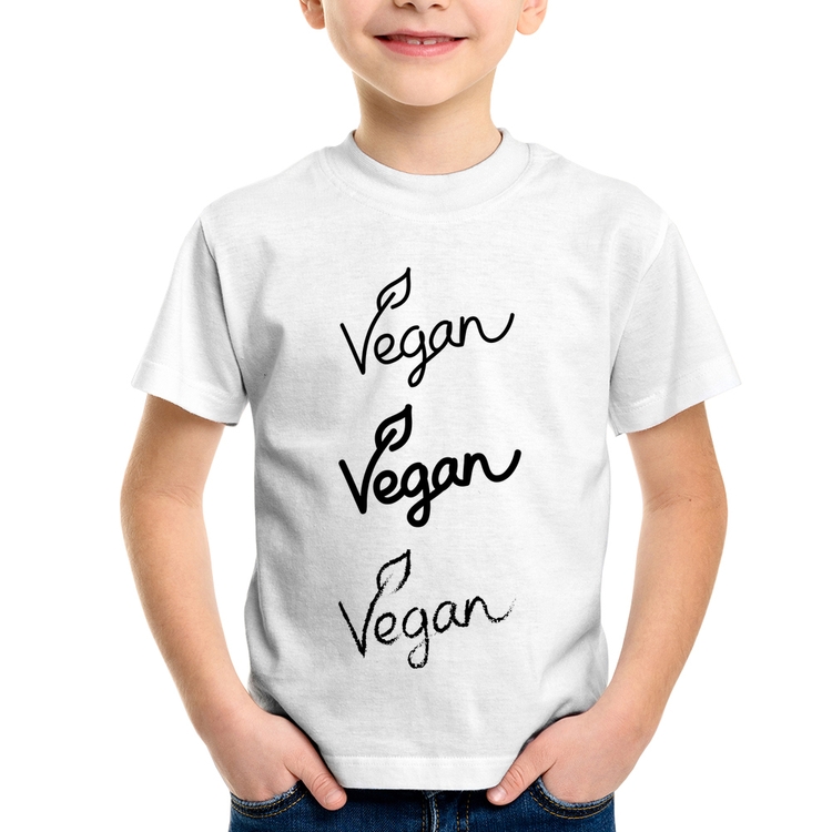 Camiseta Infantil Vegan
