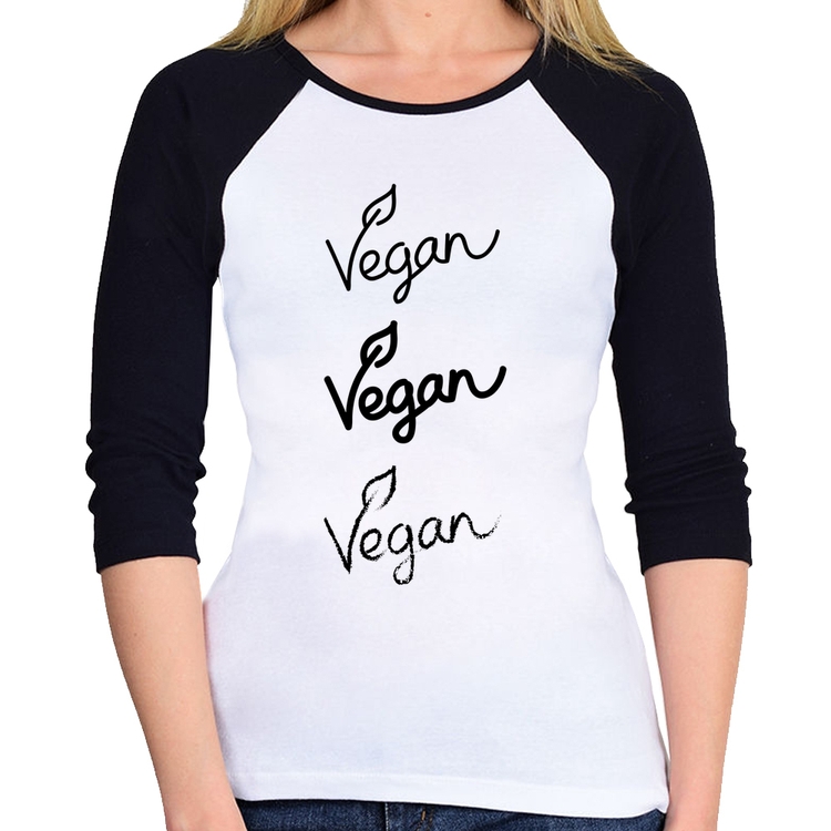 Baby Look Raglan Vegan Manga 3/4