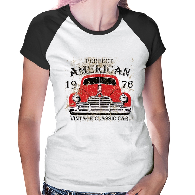 Baby Look Raglan Vintage Classic Car