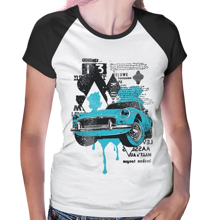 Baby Look Raglan Vintage Classic Car Painting