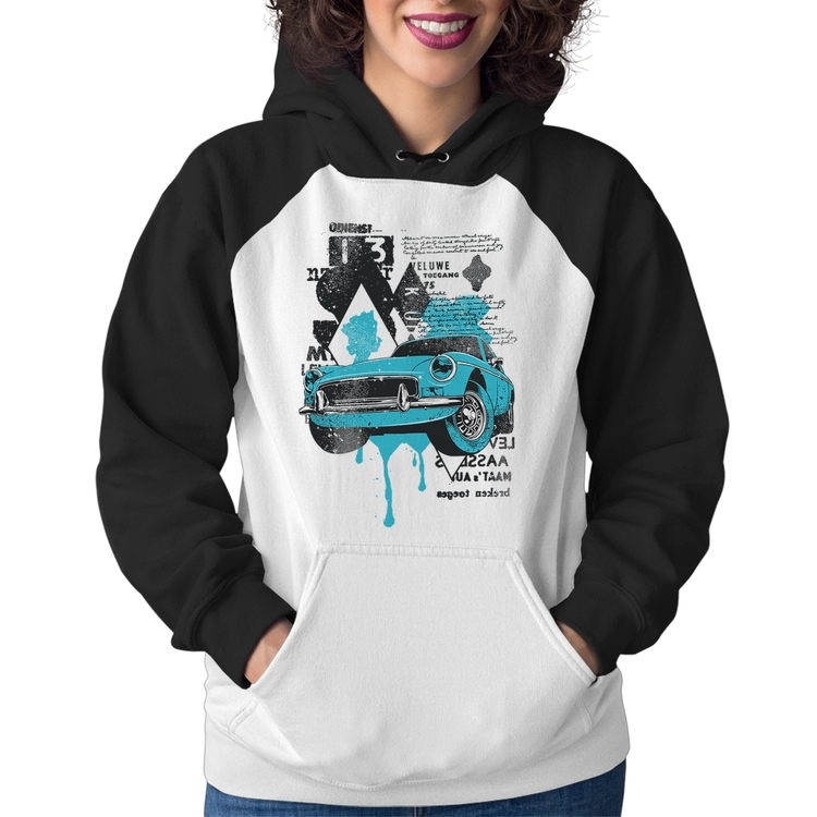 Moletom Feminino Vintage Classic Car Painting