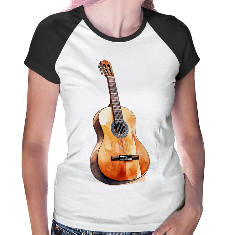 Baby Look Raglan Violão