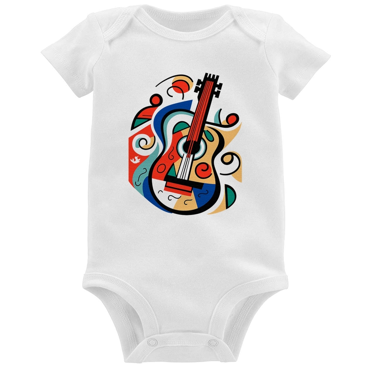 Body Bebê Violão Colors