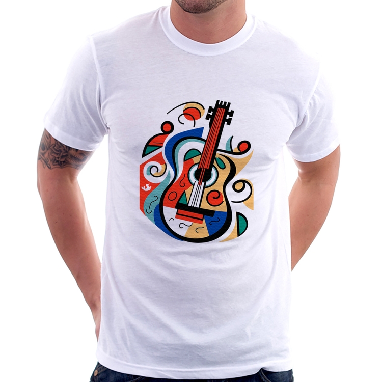 Camiseta Violão Colors