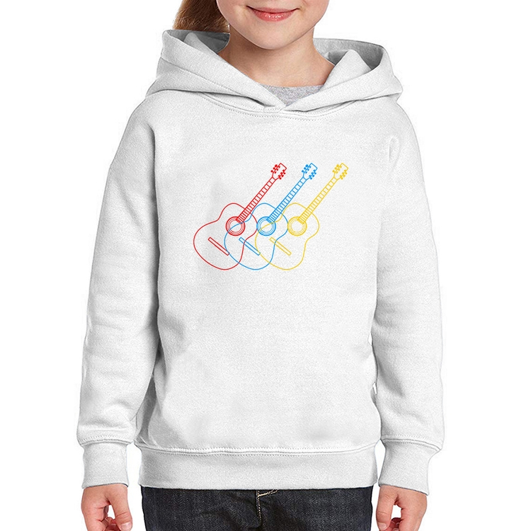 Moletom Infantil Violão Cores