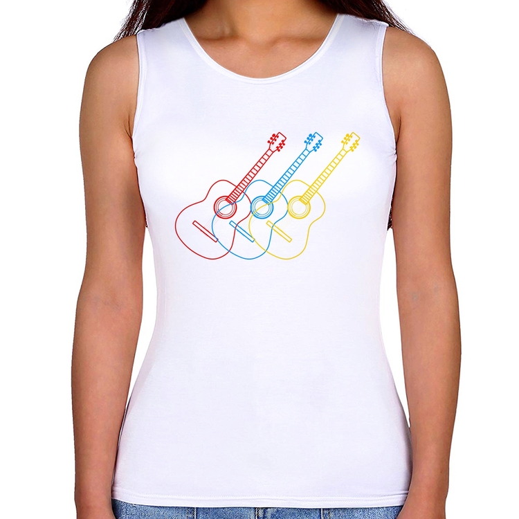 Regata Feminina Violão Cores