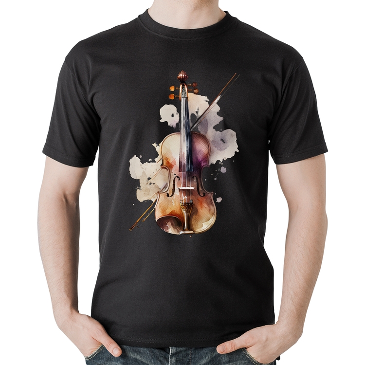 Camiseta Algodão Violino