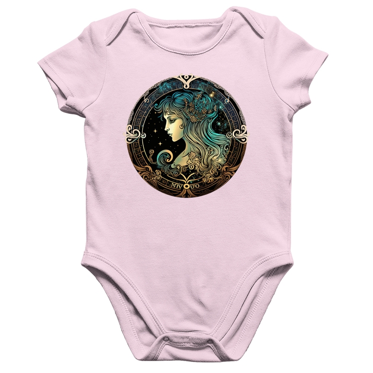 Body Bebê Algodão Vírgem Sígno - Rosa Bebê