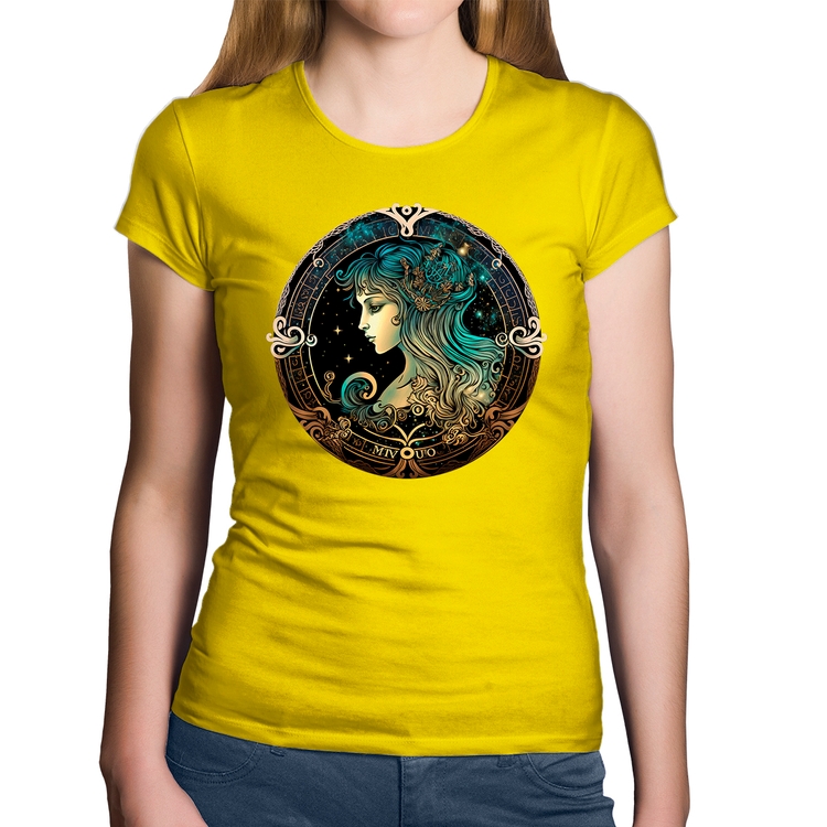 Baby Look Algodão Vírgem Sígno - Amarela