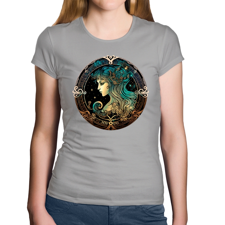 Baby Look Algodão Vírgem Sígno - Cinza