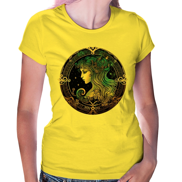 Baby Look Vírgem Sígno - Amarela