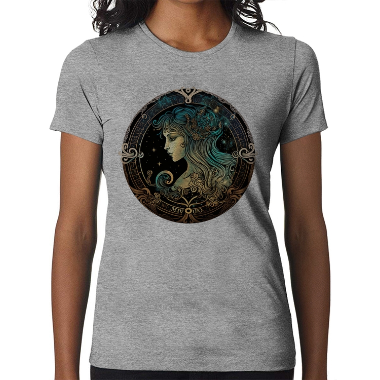 Baby Look Vírgem Sígno - Cinza