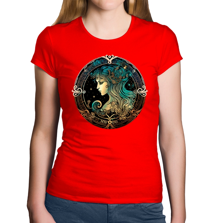 Baby Look Algodão Vírgem Sígno - Vermelha