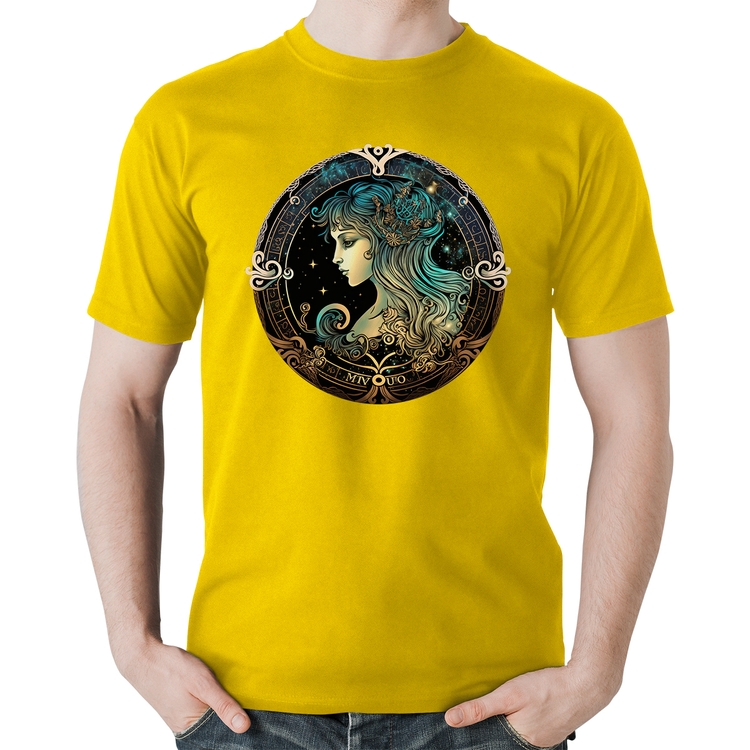 Camiseta Algodão Vírgem Sígno - Amarela