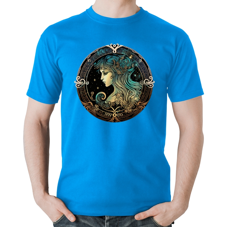 Camiseta Algodão Vírgem Sígno - Azul