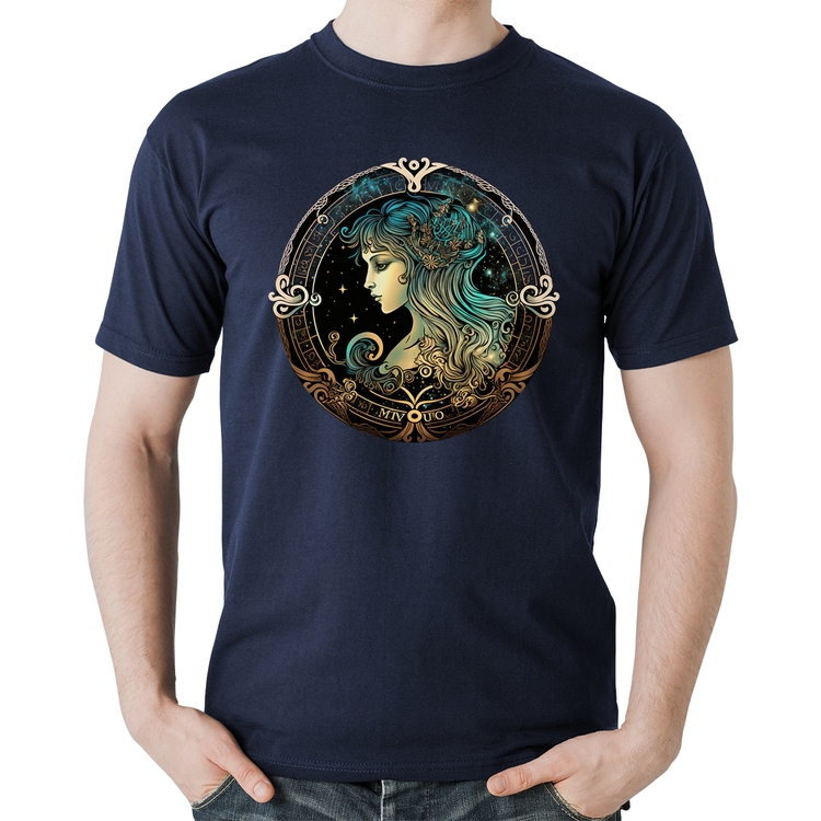 Camiseta Algodão Vírgem Sígno - Marinho