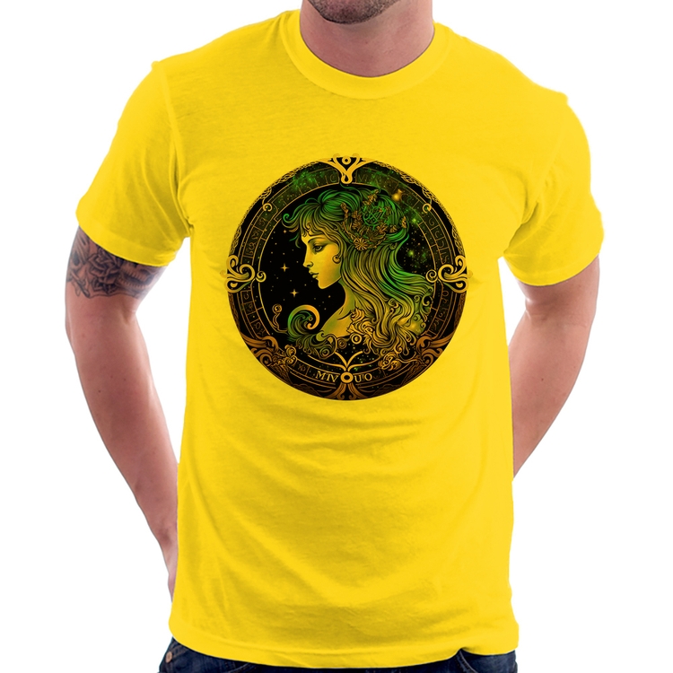 Camiseta Vírgem Sígno - Amarela