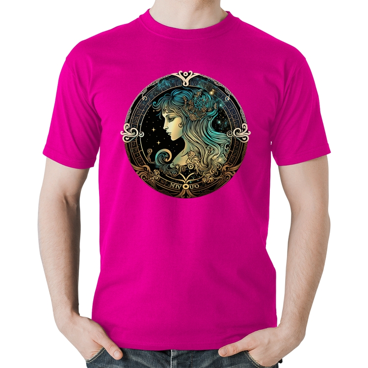 Camiseta Algodão Vírgem Sígno - Rosa