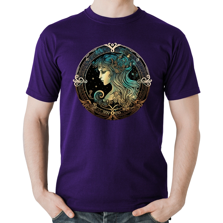Camiseta Algodão Vírgem Sígno - Roxa