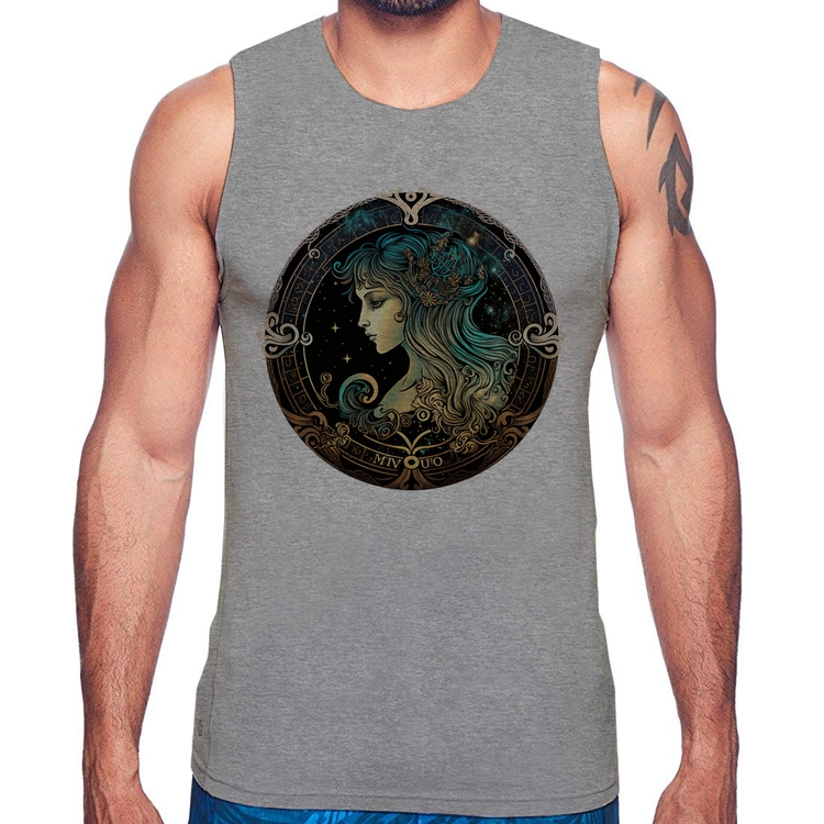 Regata Vírgem Sígno - Cinza