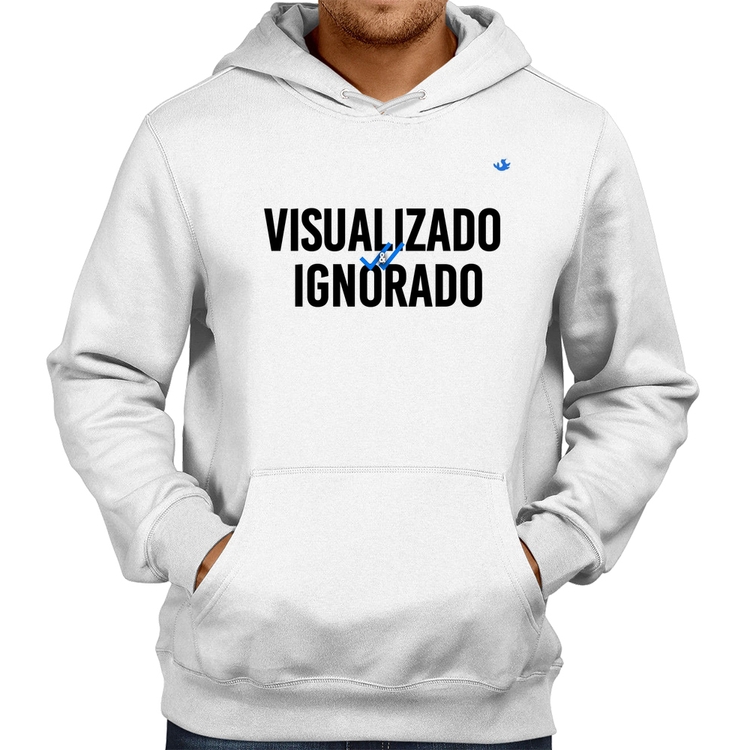 Moletom Visualizado e Ignorado - Branco