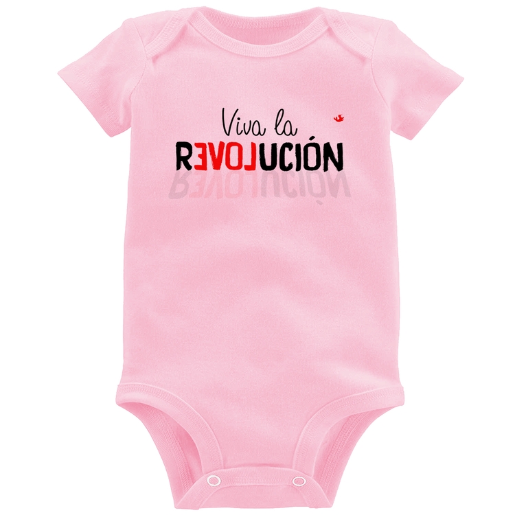 Body Bebê Viva la Revolución - Rosa Bebê