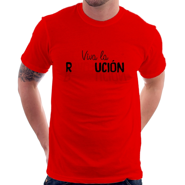 Camiseta Viva la Revolución - Vermelha