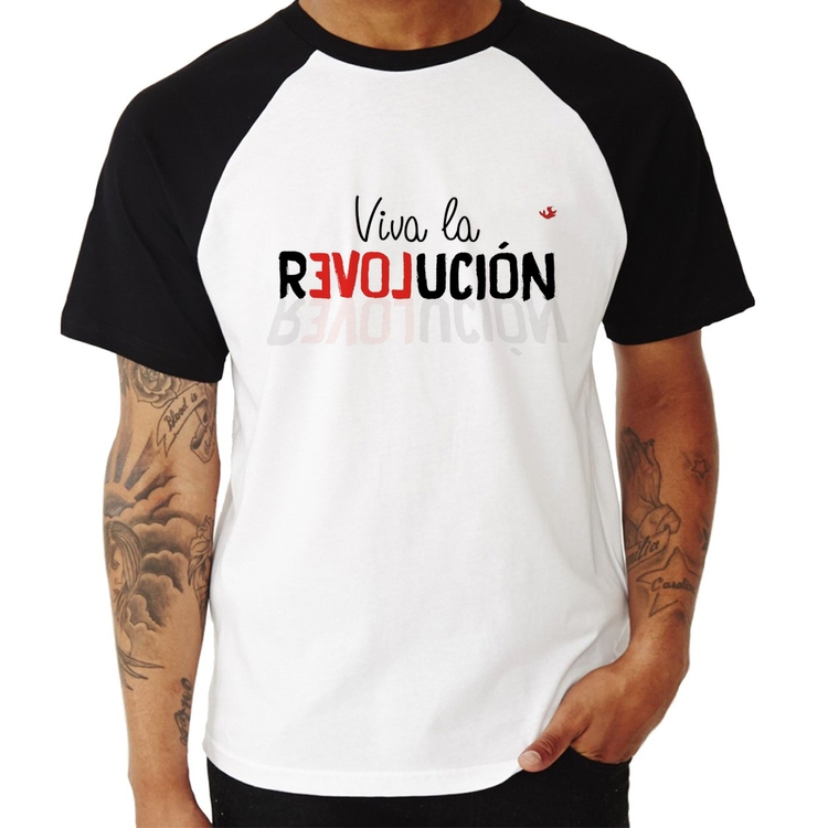 Camiseta Raglan Viva la Revolución