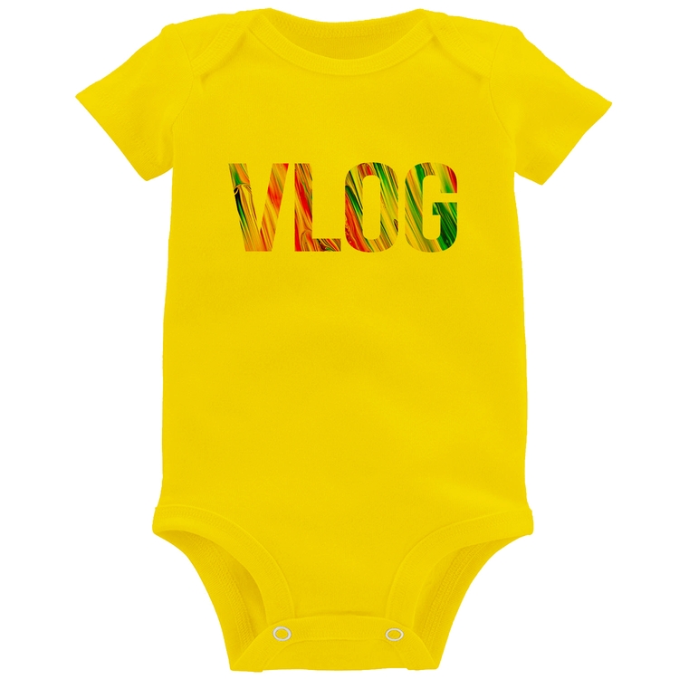 Body Bebê Vlog - Amarelo