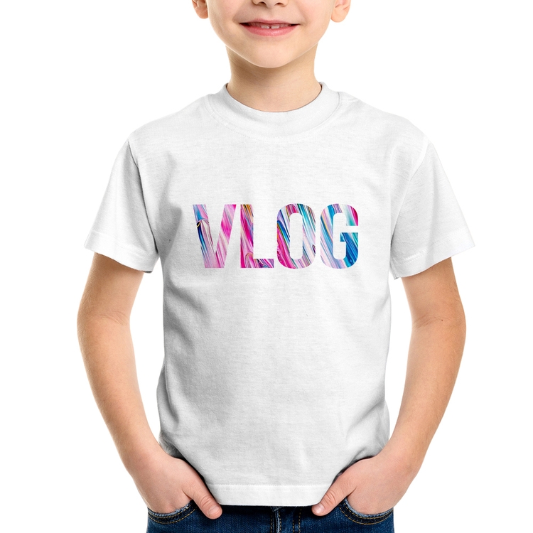 Camiseta Infantil Vlog