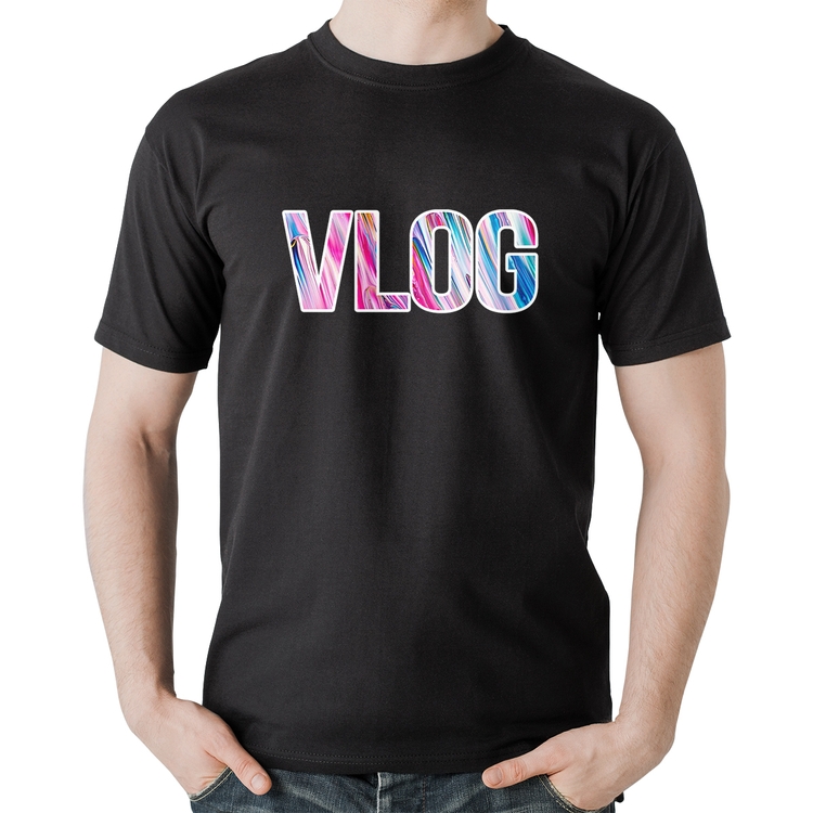 Camiseta Algodão Vlog