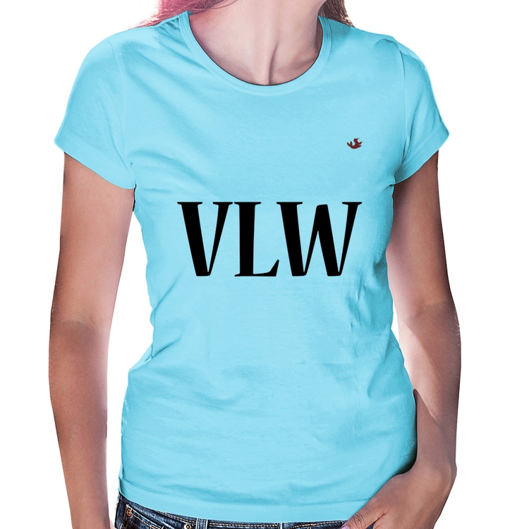 Baby Look VLW - Azul Bebê