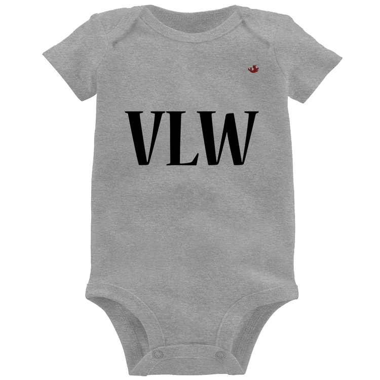 Body Bebê VLW - Cinza