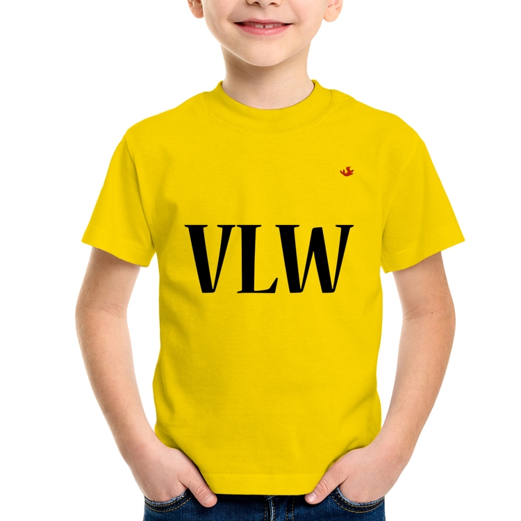 Camiseta Infantil VLW - Amarela