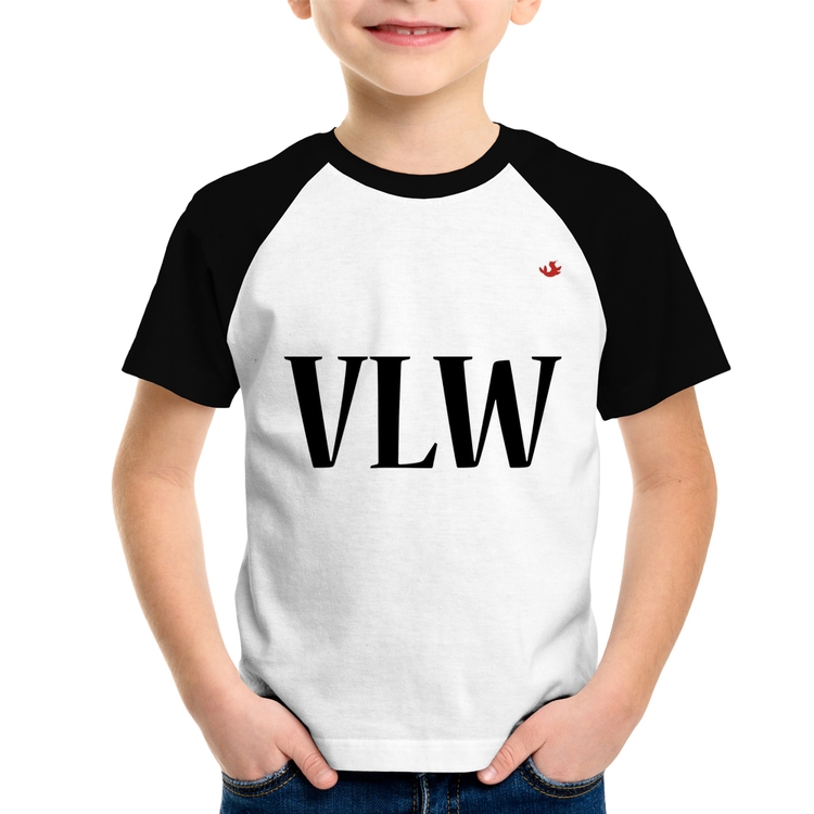 Camiseta Raglan Infantil VLW