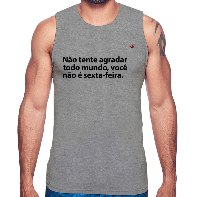 Regata Você não é sexta-feira - Cinza