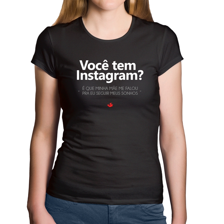 Baby Look Algodão Você tem Instagram?